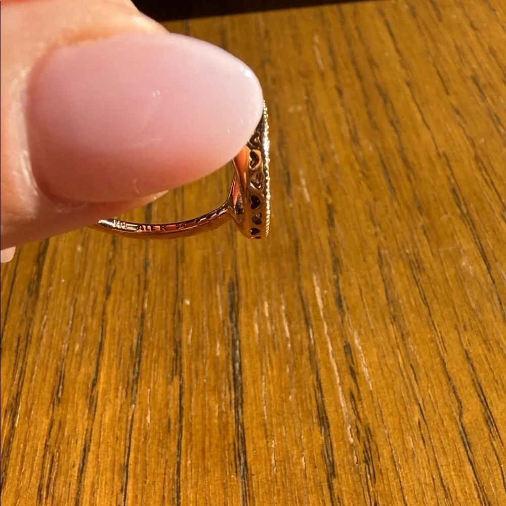 Pandora Rose Gold Circle Ring - Picture 2 of 4